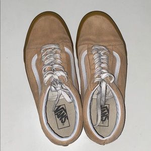 Men’s Vans Tan and White